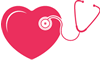 Truly Pediatric HHC Heart Logo